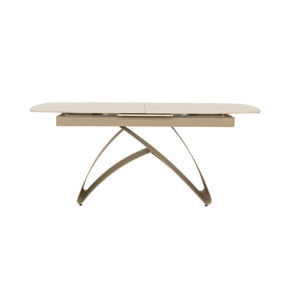 Vienna - Extendable Dining Table - Beige Travertine