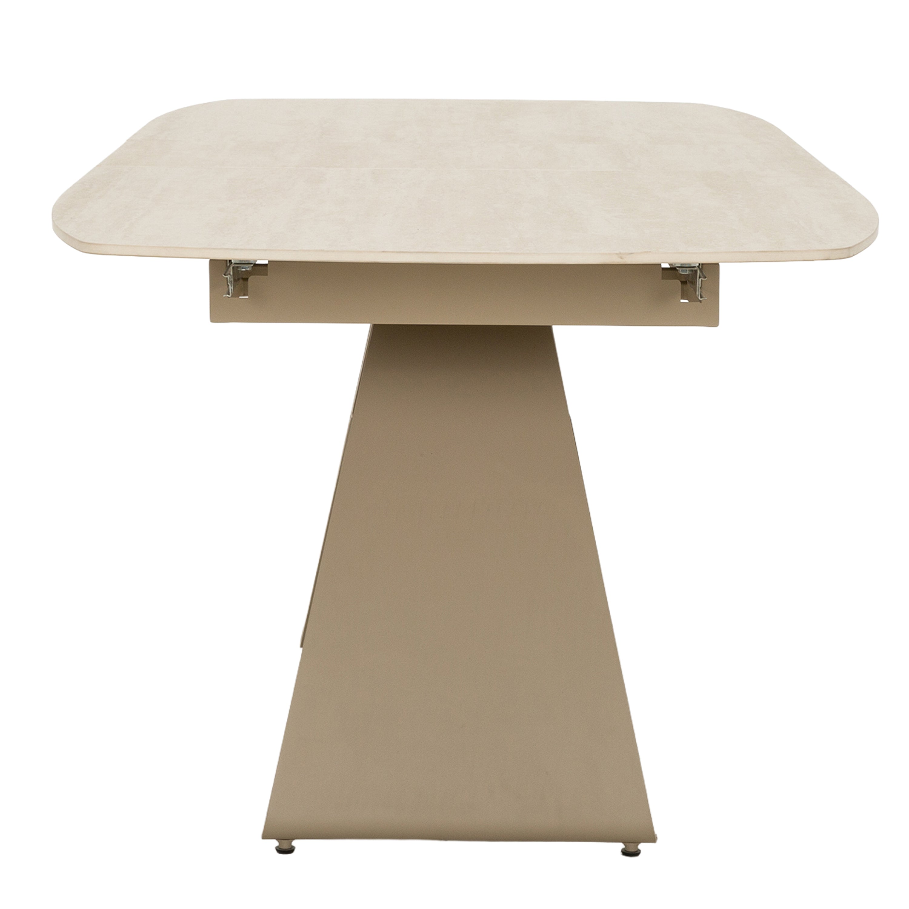 Vienna - Extendable Dining Table - Beige Travertine
