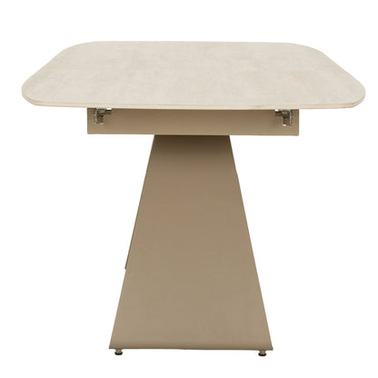Vienna - Extendable Dining Table - Beige Travertine