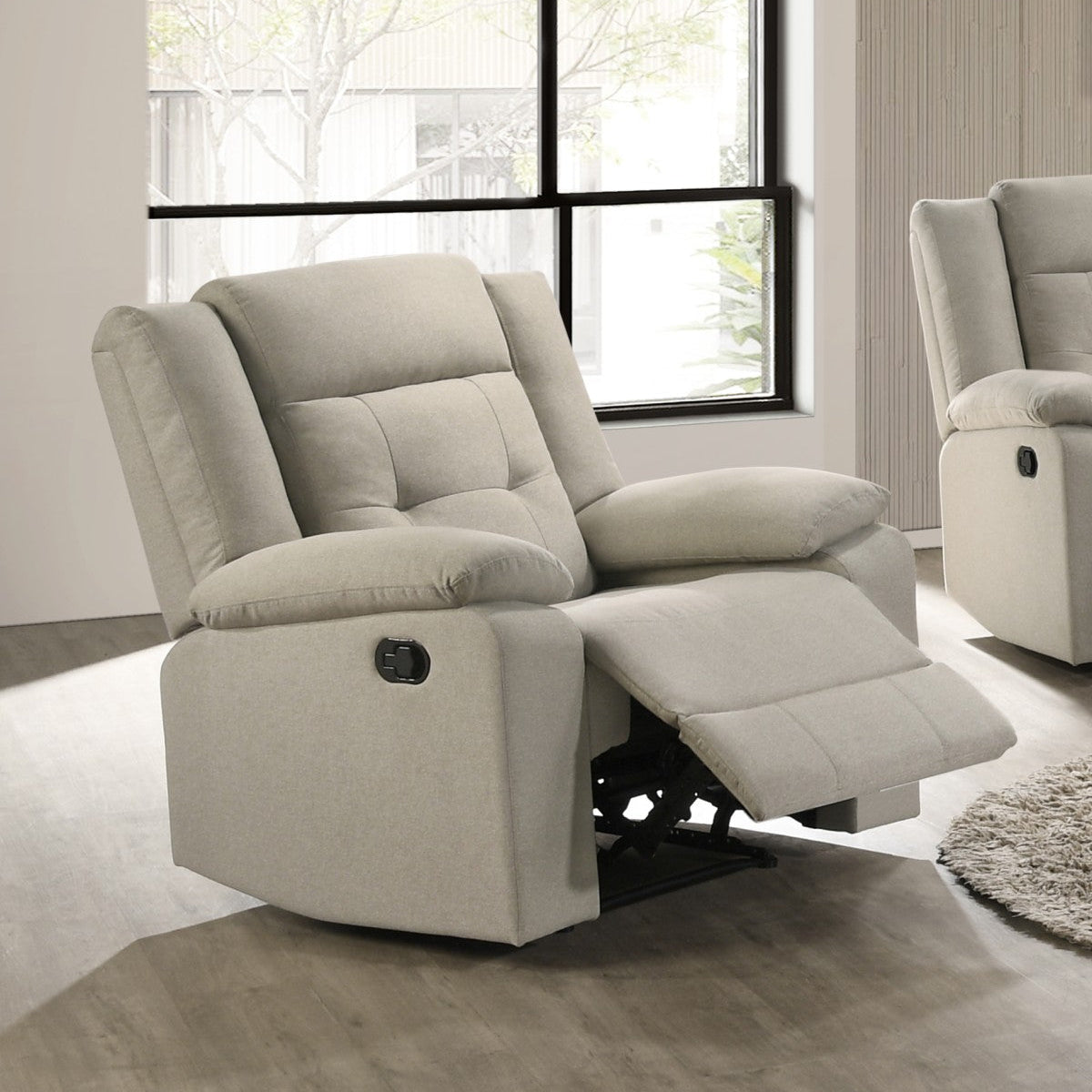 Alba - Reclining Armchair - Beige