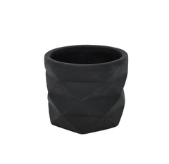 Black Asymmetrical Vase