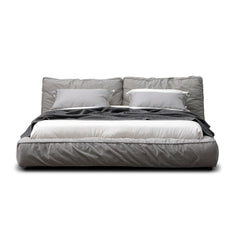 Elsy Feather Bed - Queen / Gray Fabric