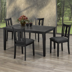 Dining Table Set - 5 Pieces - Gray