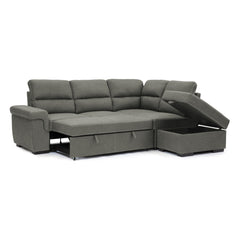 Sofa Lit Sectionnel - Alberto - Tissue Gris