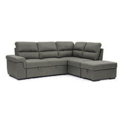 Sofa Lit Sectionnel - Alberto - Tissue Gris