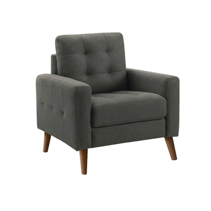 Kinsey - Armchair - Dark Grey Fabric