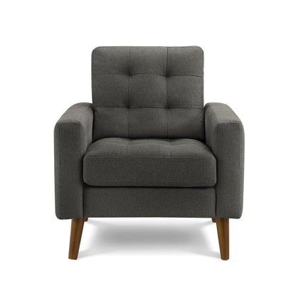 Kinsey - Armchair - Dark Grey Fabric