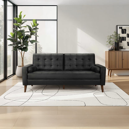Kinsey - Sofa - Black Leather