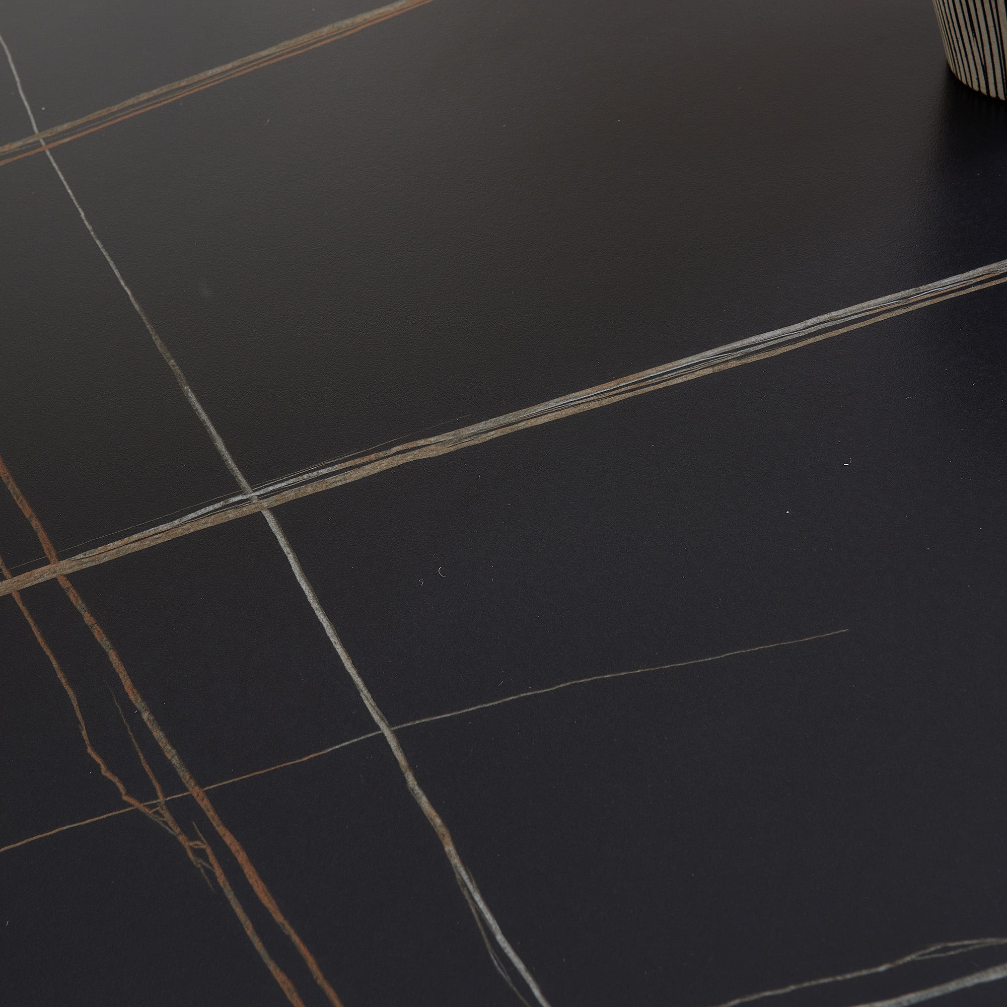 Isabella - Dining Table - Black Ceramic