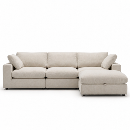 Cozy - Sofa Modulaire Sectionnel - Tissu Beige