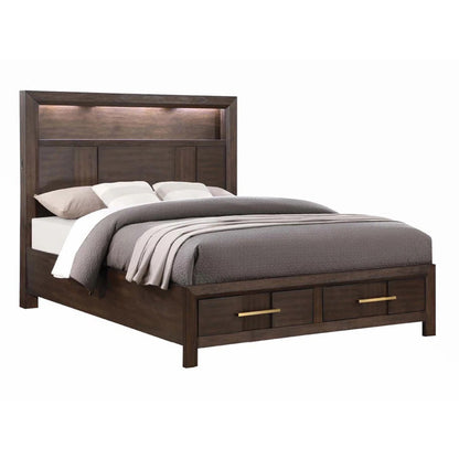 Minora - Queen Bed - Walnut