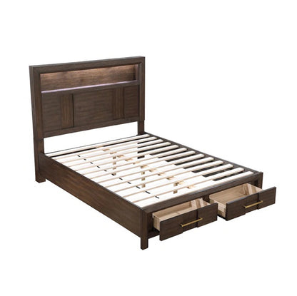 Minora - Queen Bed - Walnut