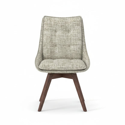 Alma - Dining Chair - Swivel - Beige