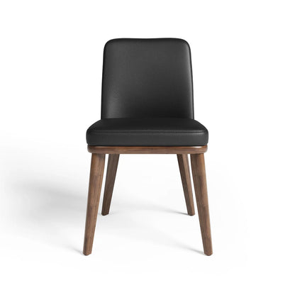 Ariana - Dining Chair - Black Leather