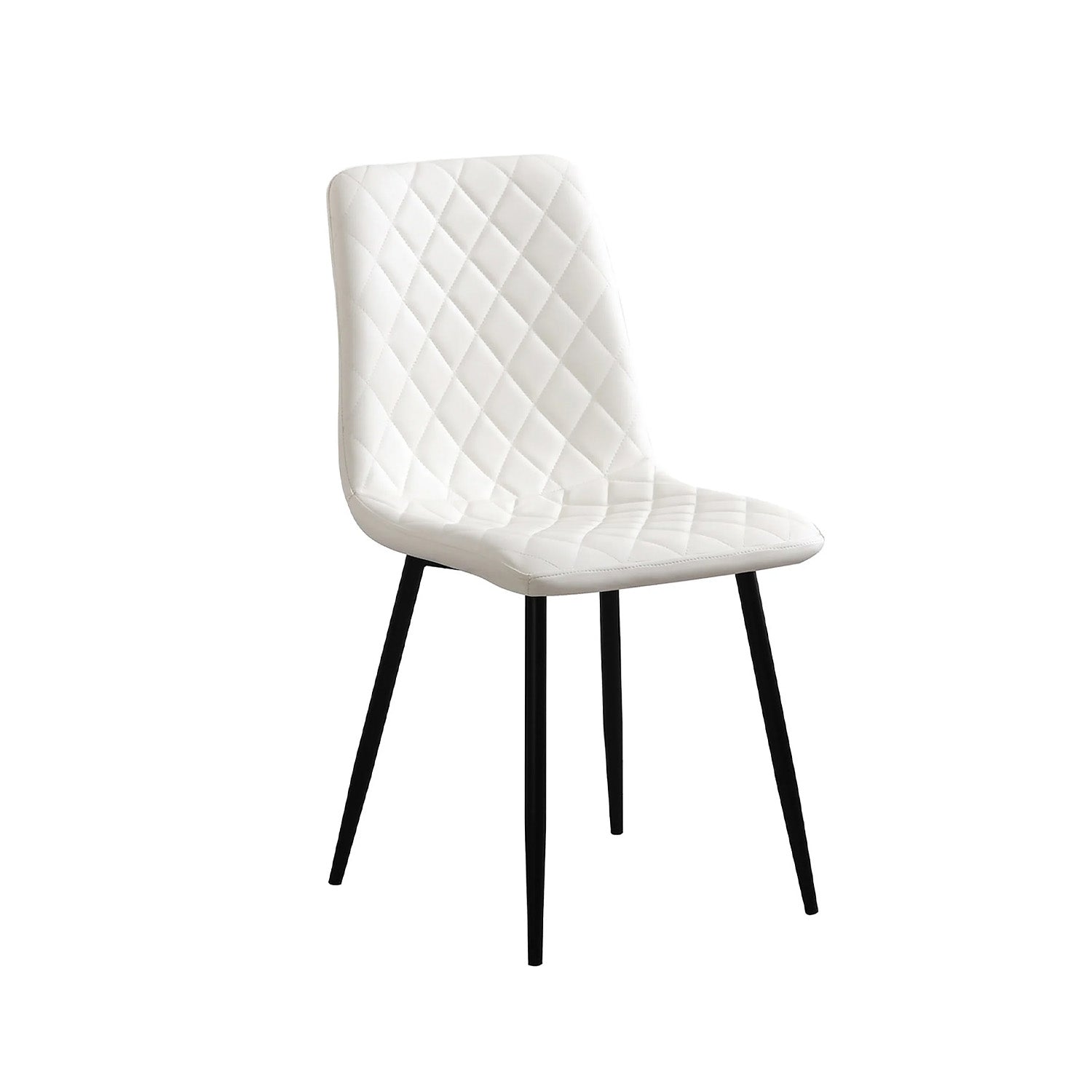 Esme - Chaise de Salle à Manger - Simili-Cuir Blanc