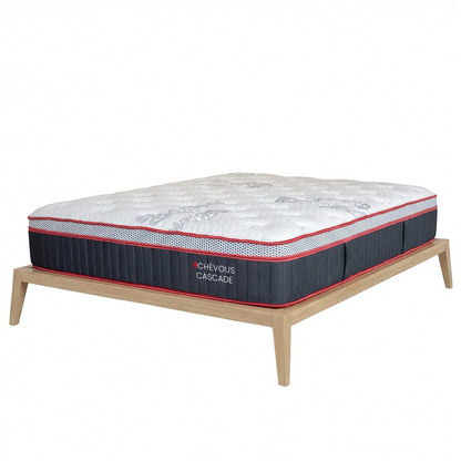 Cascade - Matelas Moelleux Hybrid avec soutien lombaire - 12 po