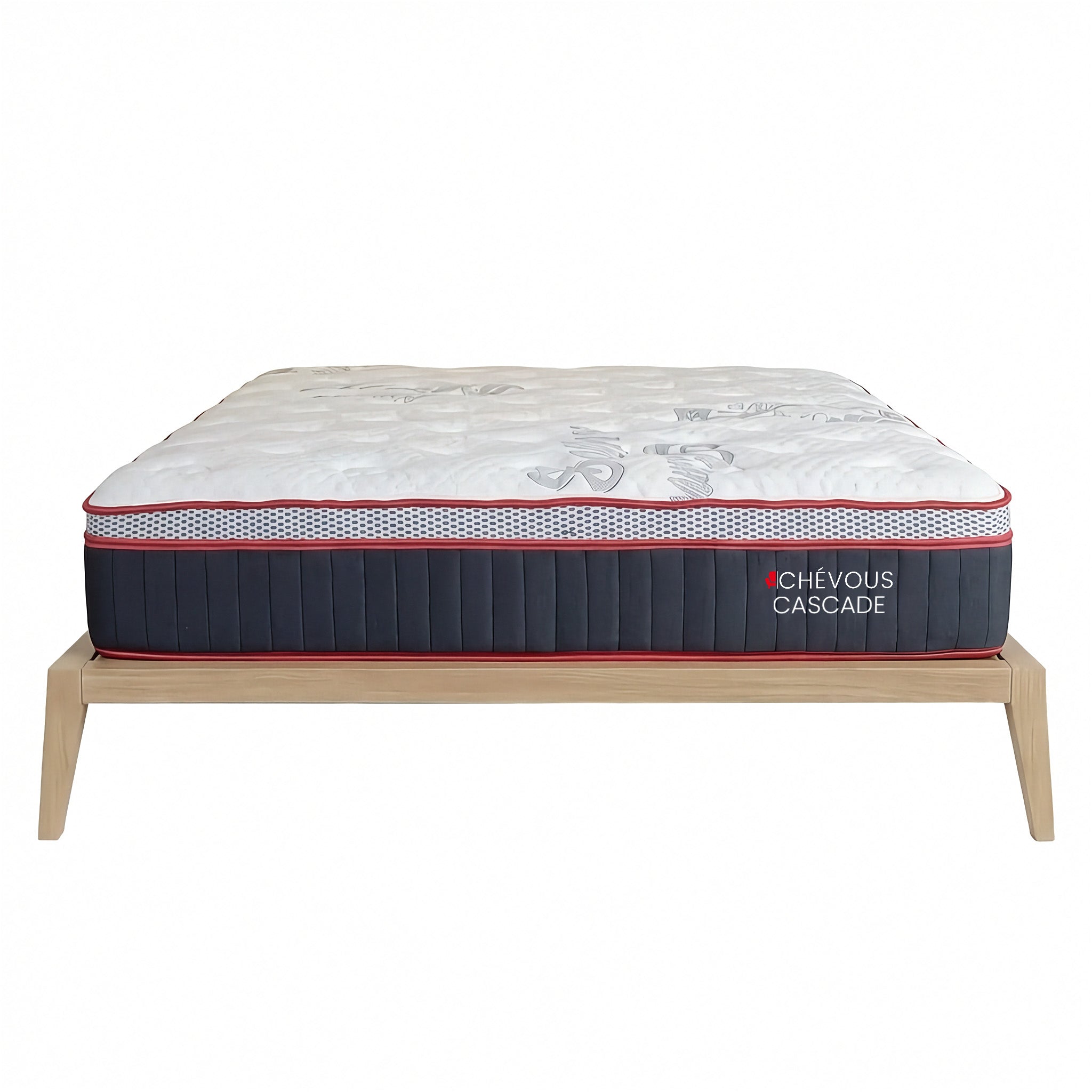 Cascade - Matelas Moelleux Hybrid avec soutien lombaire - 12 po