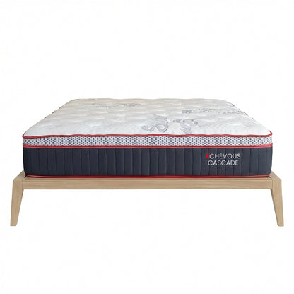 Cascade - Matelas Moelleux Hybrid avec soutien lombaire - 12 po