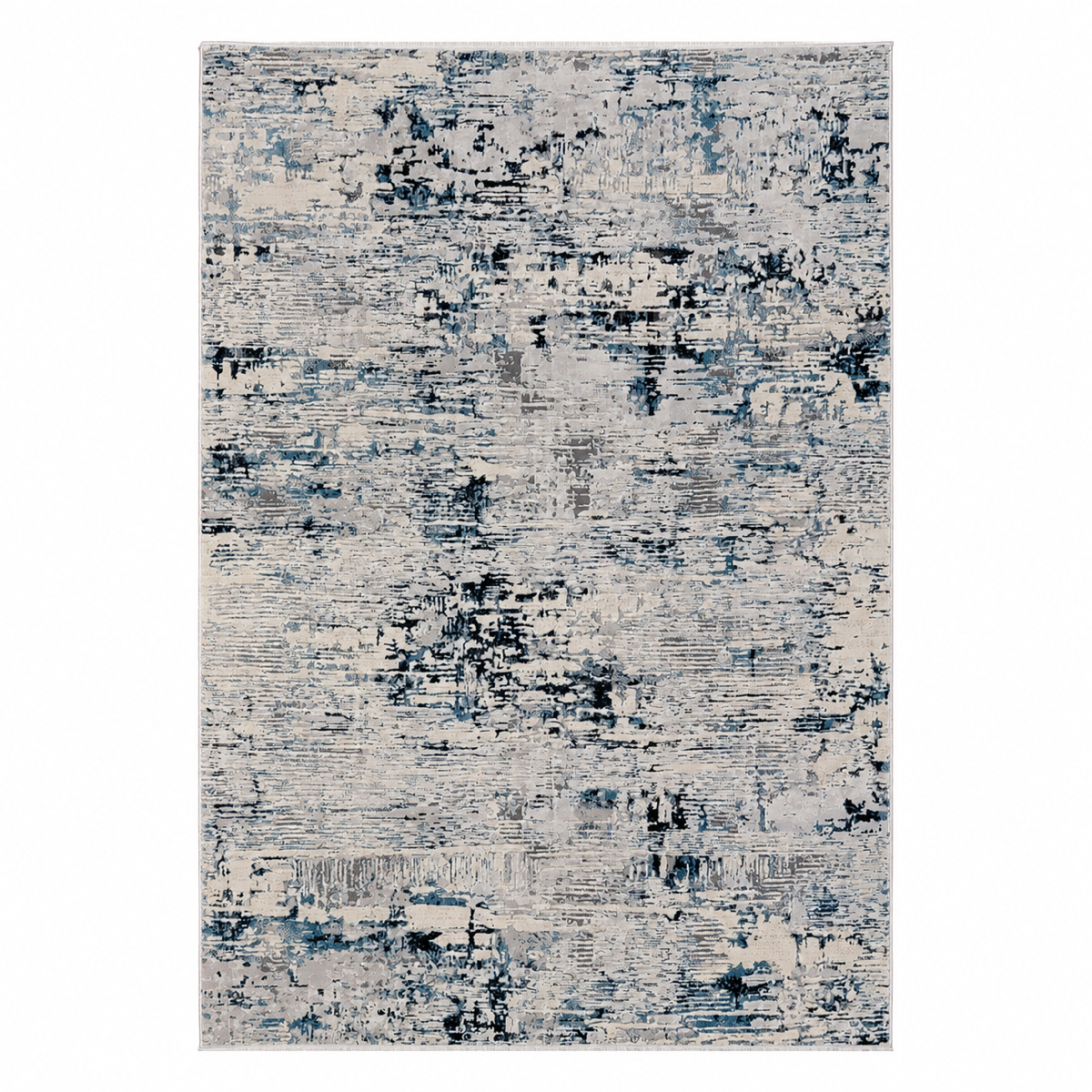 Cozy - Tapis - Gris foncé et Bleu pâle