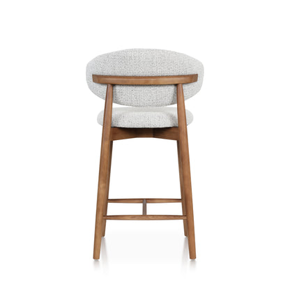 Emy - Tabouret de comptoir - Noyer Royale