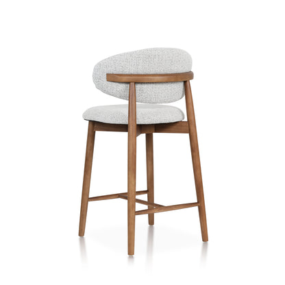Emy - Tabouret de comptoir - Noyer Royale