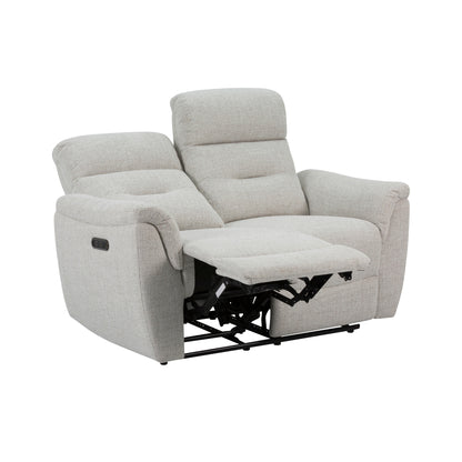 Landon - Power Reclining Loveseat - Beige Fabric