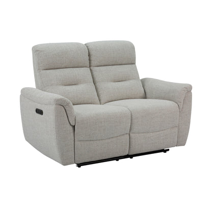 Landon - Power Reclining Loveseat - Beige Fabric