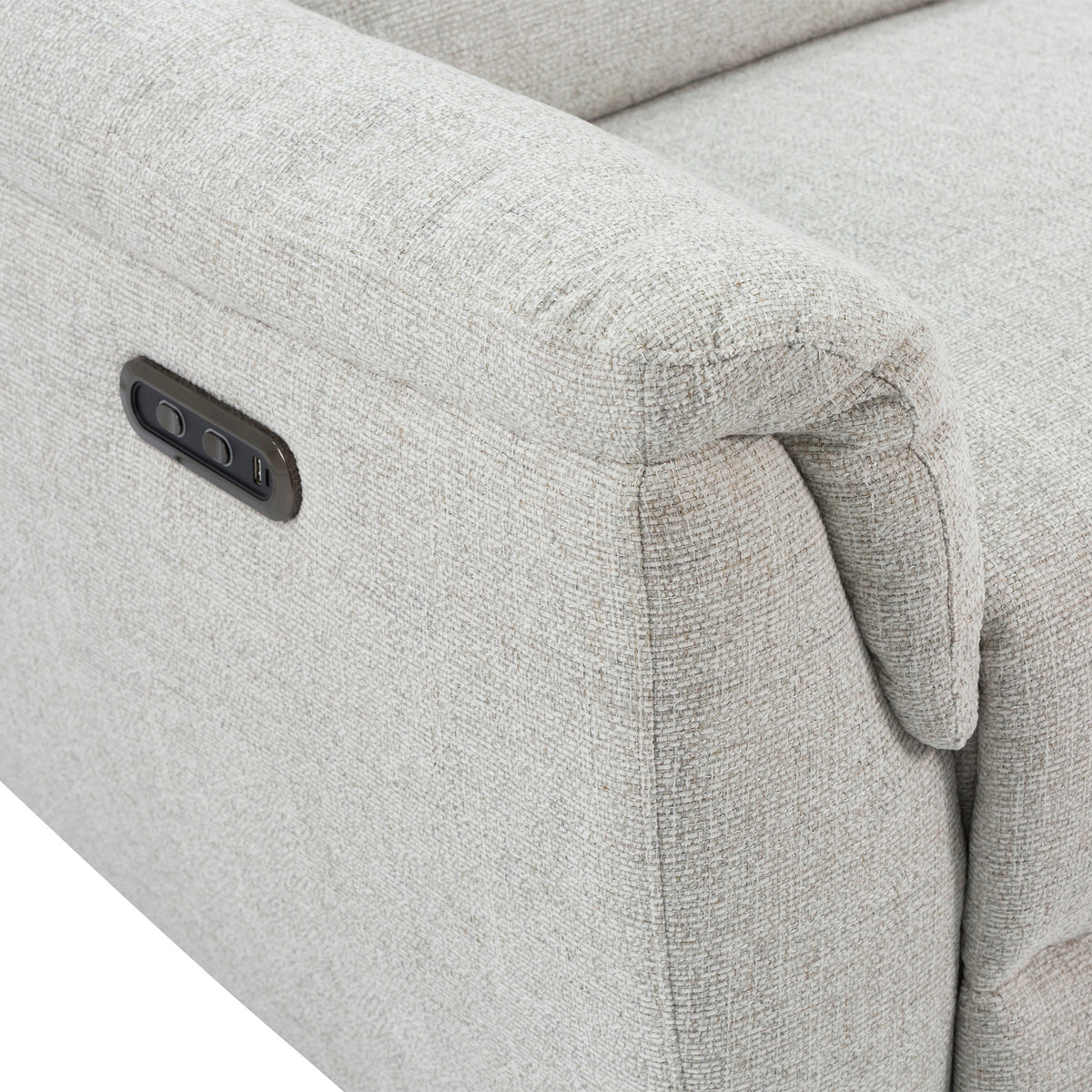 Landon - Power Recliner - Beige Fabric