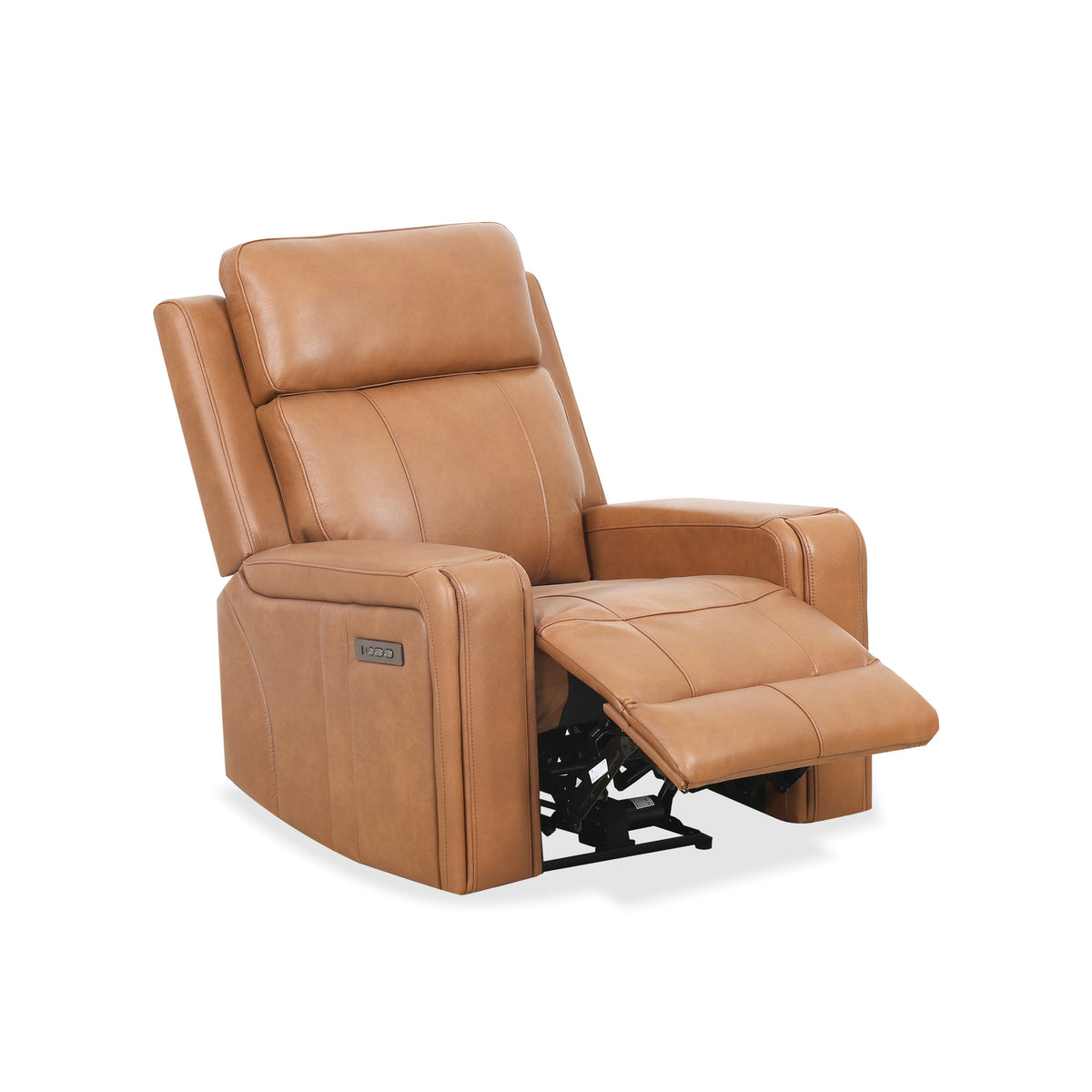 Gavin - Fauteuil inclinable motorisé - Cuir cognac