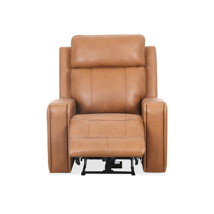 Gavin - Fauteuil inclinable motorisé - Cuir cognac