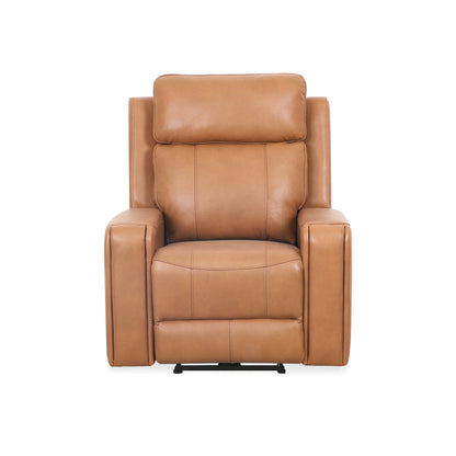 Gavin - Fauteuil inclinable motorisé - Cuir cognac