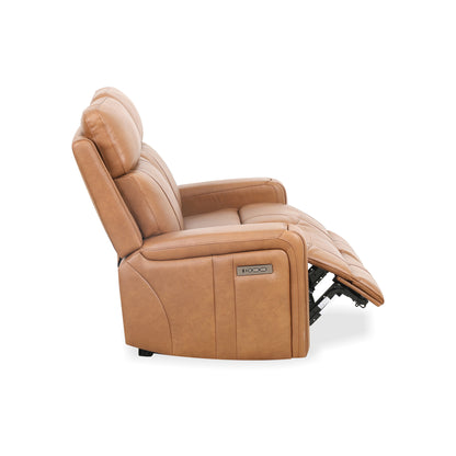 Gavin - Power Reclining Loveseat - Cognac Leather