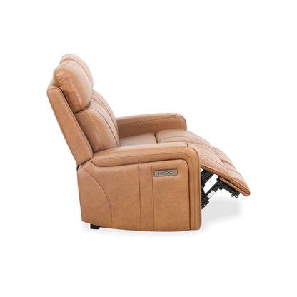 Gavin - Power Reclining Sofa - Cognac Leather