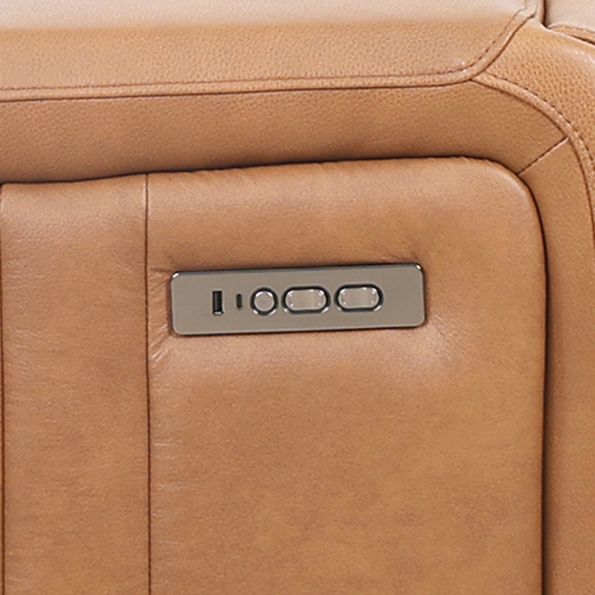 Gavin - Power Reclining Loveseat - Cognac Leather
