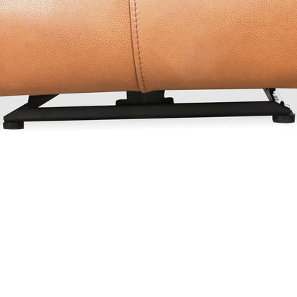 Gavin - Fauteuil inclinable motorisé - Cuir cognac