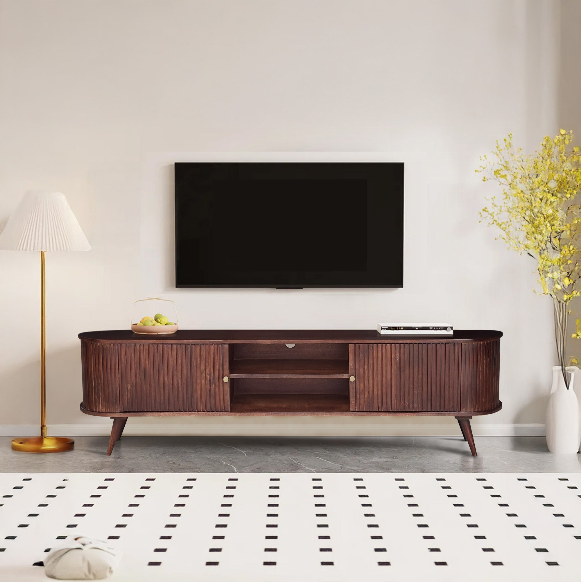 Arisa - Meuble de Tv - Bois Massif - 78 po