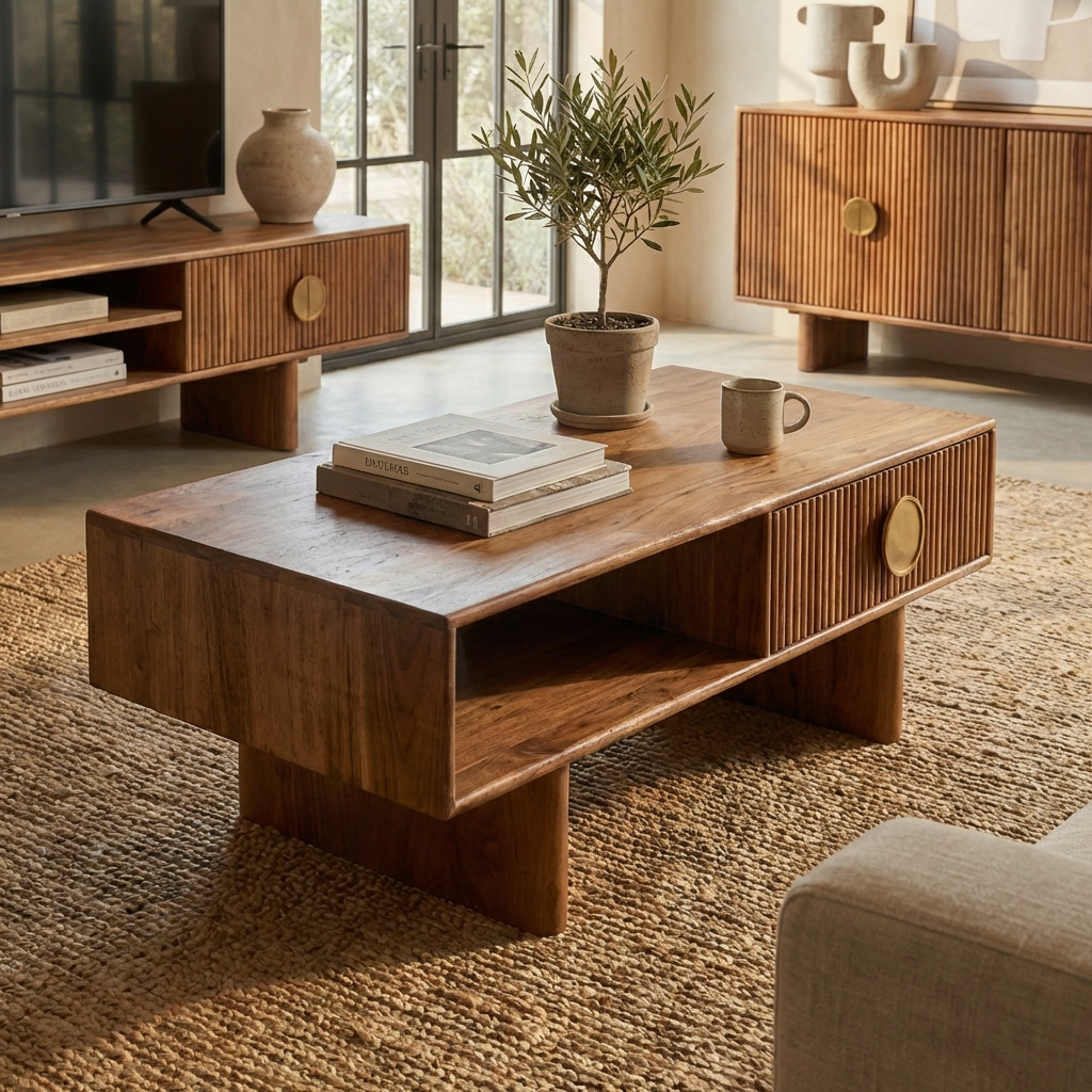 Byron - Coffee Table - Solid Wood