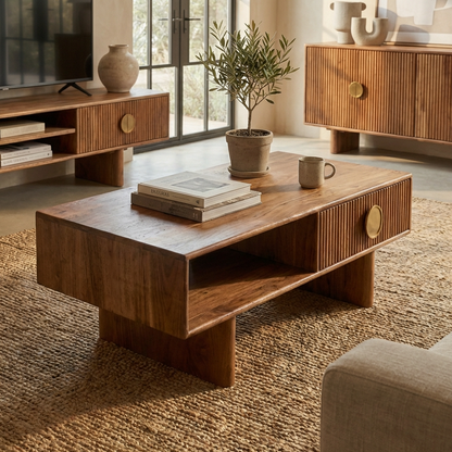 Byron - Coffee Table - Solid Wood