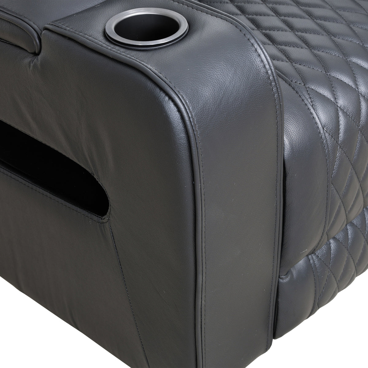 Carver - Power Recliner - Black Leather