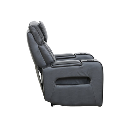 Carver - Power Recliner - Black Leather