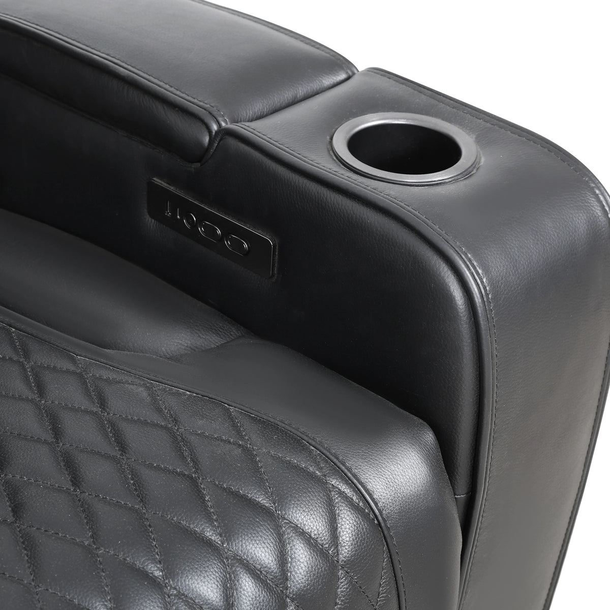 Carver - Power Reclining Sofa - Black Leather