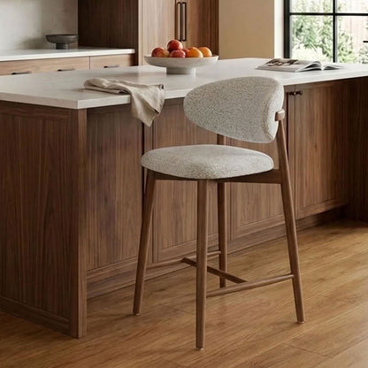 Emy - Tabouret de comptoir - Noyer Royale