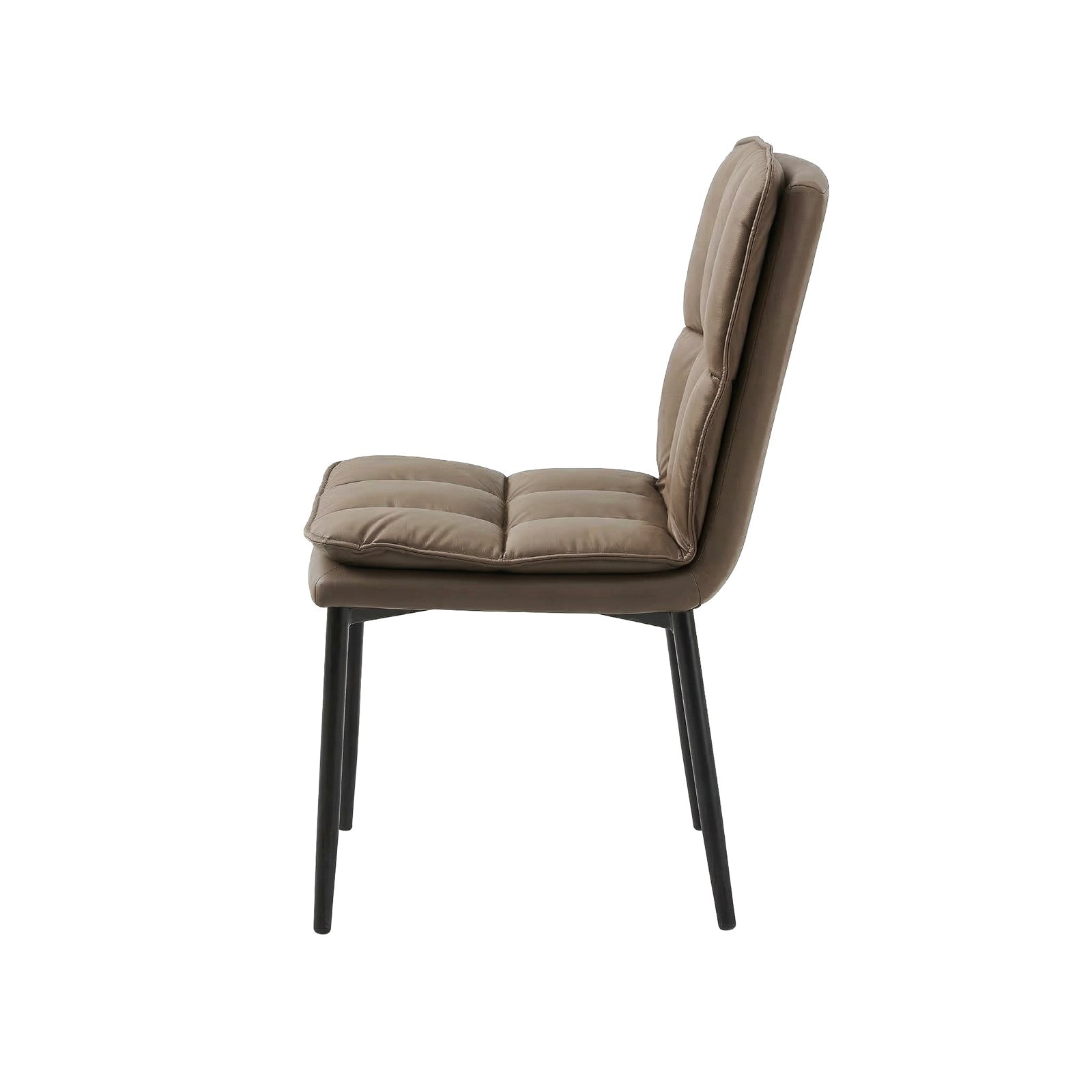Heston - Dining Chair - PU Leather Brown