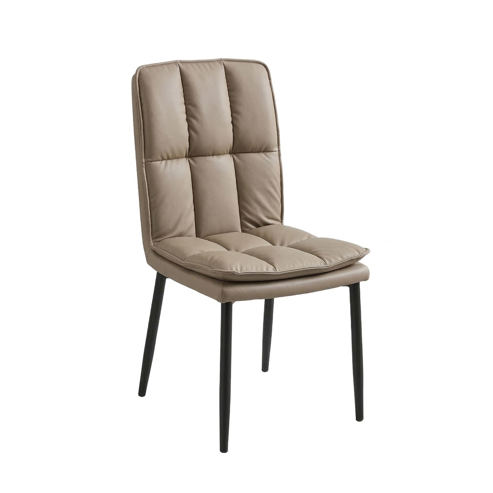 Heston - Dining Chair - PU Leather Kaki