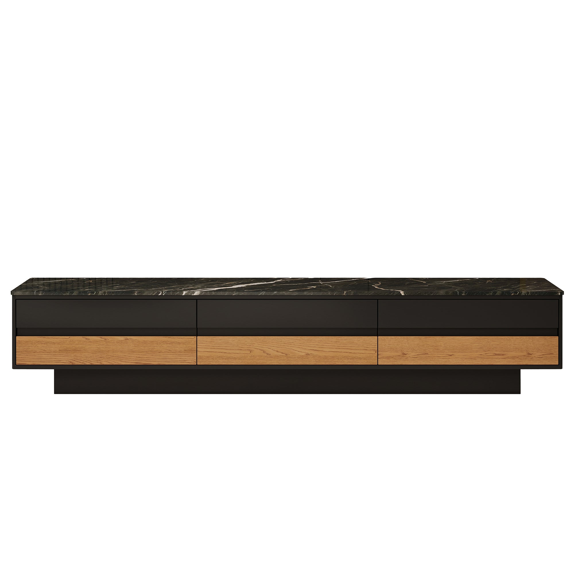 Verona - TV Stand - Black - 78 in