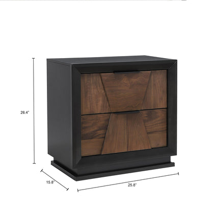 Elina - Nightstand - Walnut