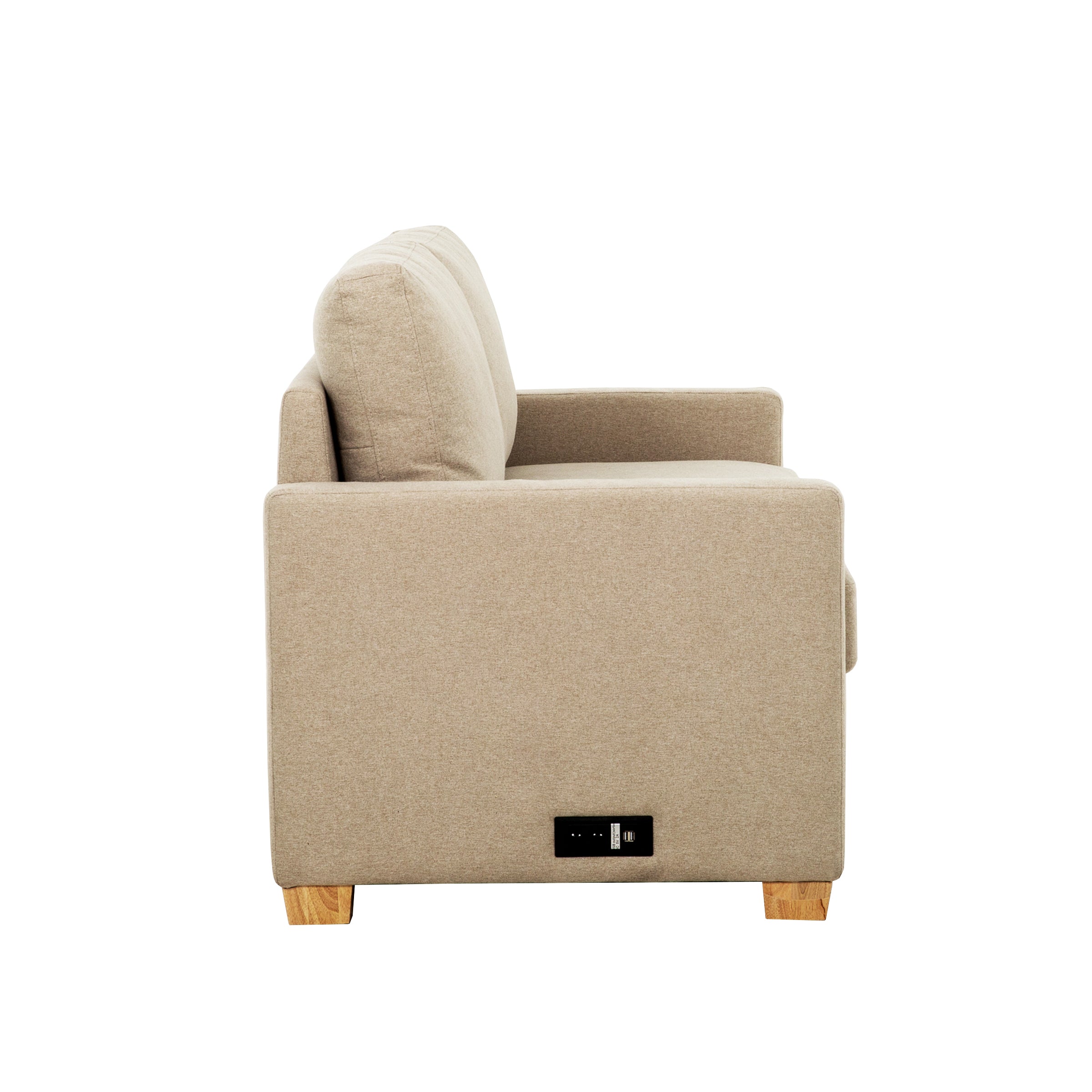 Beatrix - Sofa Lit - Tissu Beige