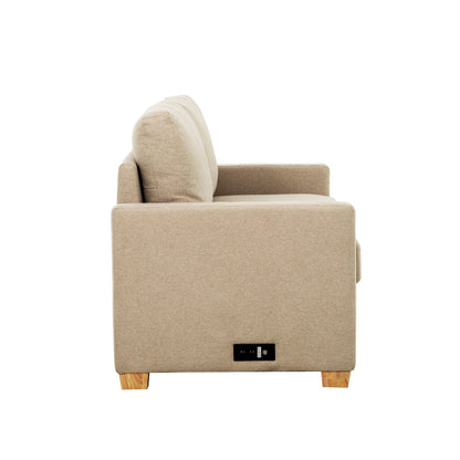 Beatrix - Sofa Lit - Tissu Beige