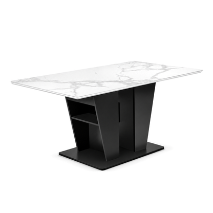 Kyro - Table à Manger - Pierre Fritté Blanc