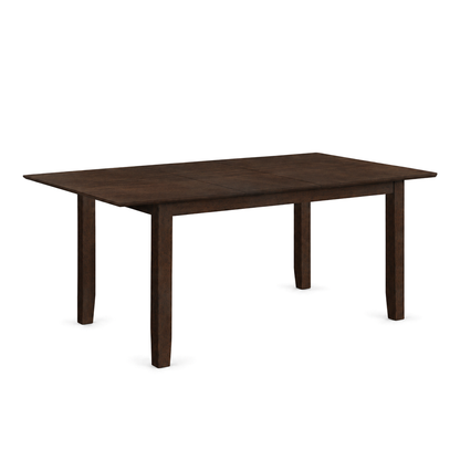 Ambre - Table A Manger - Bois Plaque Espresso